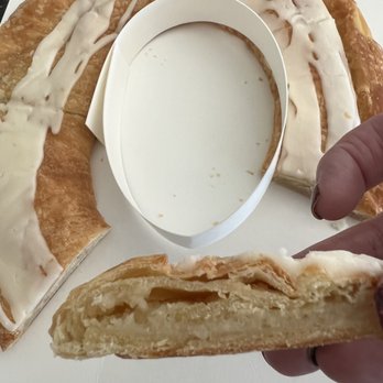 O&H Danish Bakery - Generous amount of marzipan almond filling - Bakeries Near Me - Racine, Wisconsin