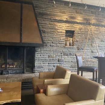 The Juniper Bistro - Seating by real fire - Canadian (New) Near Me - Banff, Alberta