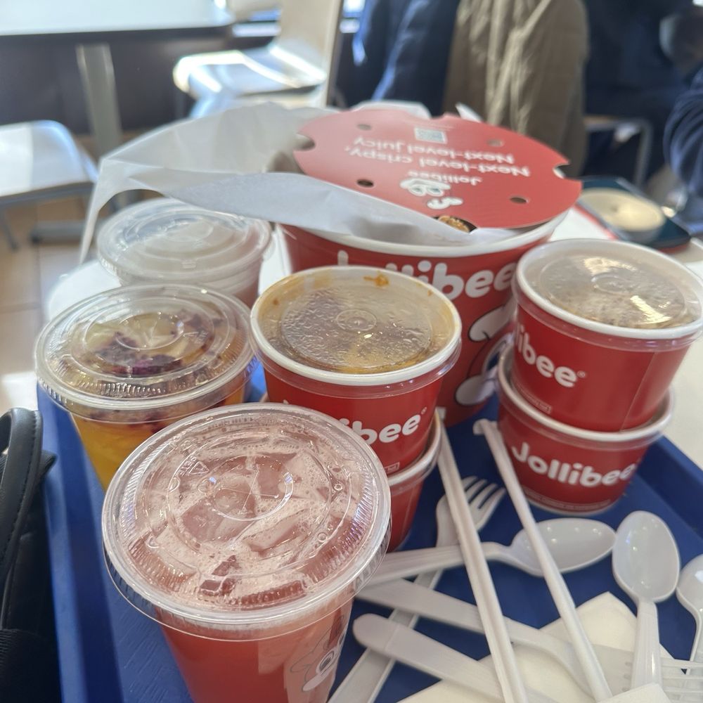 Jollibee - 6pc Chickenjoy Bucket Dragon Fruit Sunset Coconut Dream Freeze Jolly Spaghetti Adobo Rice Extra Large Gravy Passionfruit Iced Tea - Fast Food Near Me - Virginia Beach, Virginia Jollibee - 6pc Chickenjoy Bucket Dragon Fruit Sunset Coconut Dream Freeze Jolly Spaghetti Adobo Rice Extra Large Gravy Passionfruit Iced Tea - Fast Food Near Me - Virginia Beach, Virginia