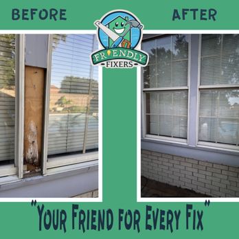 Friendly Fixers - Window trim repair - Handyman Near Me Friendly Fixers - Window trim repair - Handyman Near Me