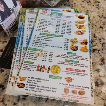 14 Parish Caribbean Kitchen - Menu - Caribbean Near Me - Hackensack, New Jersey