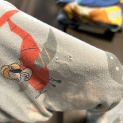Once Upon A Child - Holes in pjs that were 6.50 I believe .