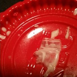 KFC - Piece of plastic in coleslaw.