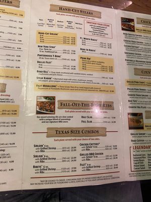 Menu photo 2 Texas Roadhouse Weatherford, TX Menu photo 2 Texas Roadhouse Weatherford, TX
