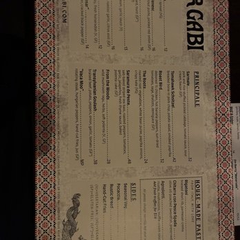 Bar Gabi - Menu - American Near Me - Hazel Park, Michigan