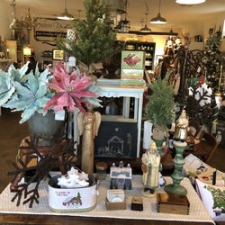 Modern Yesterdays - Entrance of store with Christmas decor!