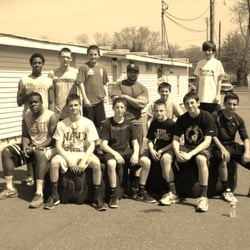 Jackson Athletic Club - Some of the Pit Athletes and Coach Chris