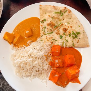 Amber Indian Restaurant - Naan bread, Paneer Tikka Masala, Paneer Makhni and rice - Indian Near Me - Kissimmee, Florida Amber Indian Restaurant - Naan bread, Paneer Tikka Masala, Paneer Makhni and rice - Indian Near Me - Kissimmee, Florida