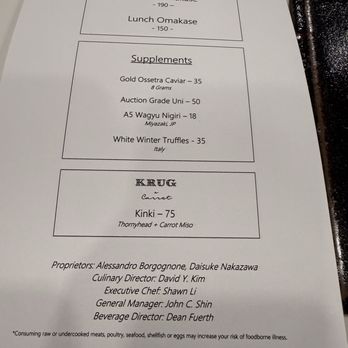 Sushi Nakazawa - Japanese Near Me - New York, New York