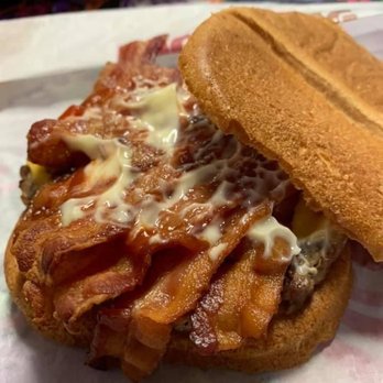 Burger King - What I got BK Sourdough King Looks like someone stepped on it had a like a half pack of bacon on it Dried up Just nasty - Burgers Near Me - Pennsville, New Jersey Burger King - What I got BK Sourdough King Looks like someone stepped on it had a like a half pack of bacon on it Dried up Just nasty - Burgers Near Me - Pennsville, New Jersey