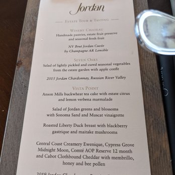 Jordan Vineyard & Winery - Wine Tours Near Me - Healdsburg, California