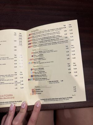 Menu photo 1 Alfalfa Seville, SE