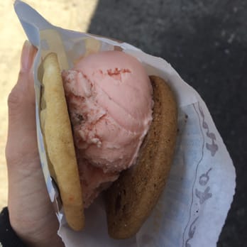 CREAM - Choco chip & pb cookie with the rose water/pistachio ice cream - Desserts Near Me - Berkeley, California CREAM - Choco chip & pb cookie with the rose water/pistachio ice cream - Desserts Near Me - Berkeley, California