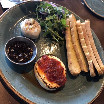 Milestones Restaurants - Roasted cheese, roasted garlic & marmalade! - Bars Near Me - Barrie, Ontario