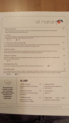 Menu photo 2 El Naranjo South Lamar Austin, TX