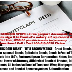 Dang Insurance Agency - grant deed transfer, quit claims, power of attorney