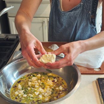 Mrs. Pleasant - Savory Cauliflower Cake in the making. - Personal Chefs Near Me Mrs. Pleasant - Savory Cauliflower Cake in the making. - Personal Chefs Near Me
