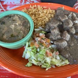 Carne Guisada Plate