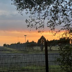 Clayton RV Park - Beautiful sunset from the back of the site.