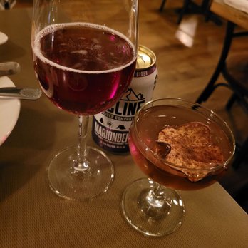Eva - Marionberry Cider and Foret cocktail - Tapas/Small Plates Near Me - Salt Lake City, Utah