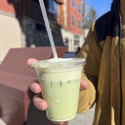 Black Velvet Coffee - $11 for this cup of milk - I mean matcha...