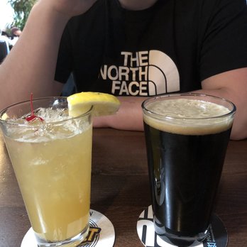 Spyhop Public House - Drinks: Whiskey Sour & Elysian Stout - Pubs Near Me - Langley, Washington Spyhop Public House - Drinks: Whiskey Sour & Elysian Stout - Pubs Near Me - Langley, Washington