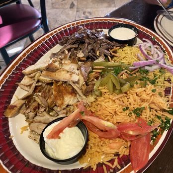 Al Bawadi Grill - Meat and chicken shawarma platter - Middle Eastern Near Me - Niles, Illinois