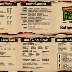 Better Than Freds - Better Than Fred's Drinks & Daily Drink Features