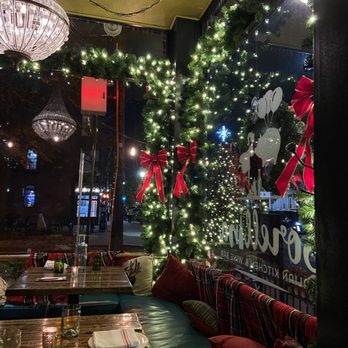 Sorellina - Interior for the holidays - Wine Bars Near Me - Hoboken, New Jersey
