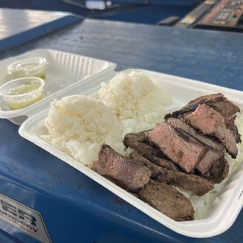Kahai Street Kitchen - New York steak with all rice - Salad Near Me - Honolulu, Hawaii