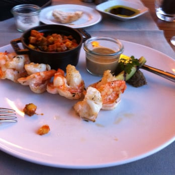 Restaurant Swissotel Le Plaza Basel - Prawns with ratatouille and peppercorn sauce. - Swiss Food Near Me - Basel, BS