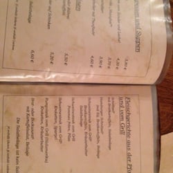 Gasthaus Fähr-Eck - Vorspeisen, Salate und Fleischgerichte