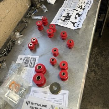 Flop Shop Automotive - New polyurethane control arm bushings kit - Auto Repair Near Me - Phoenix, Arizona