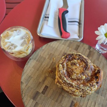 Izola - Coconut Cream Iced Latte and Kimchi Gruyere - Bakeries Near Me - San Diego, California Izola - Coconut Cream Iced Latte and Kimchi Gruyere - Bakeries Near Me - San Diego, California