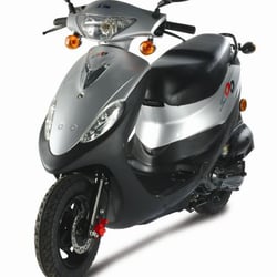We have SYM DD50 mopeds.