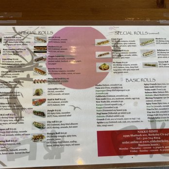 Nikko Sushi - Sushi Bars Near Me - Berkeley, California