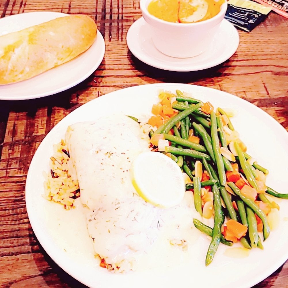 la Madeleine - Salmon plate was very delicious - Breakfast & Brunch Near Me - Spring, Texas la Madeleine - Salmon plate was very delicious - Breakfast & Brunch Near Me - Spring, Texas