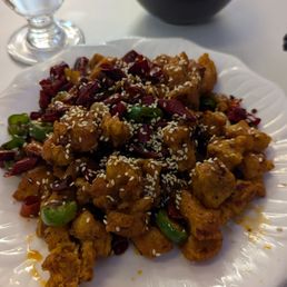 Dry pepper chicken lunch special Dry pepper chicken lunch special