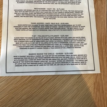 There Does Not Exist - Some of the draft list as of 5/30. Sorry I didn't get a full photo ‍ - Brewpubs Near Me - San Luis Obispo, California