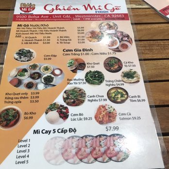 Ghien Mi Go - Noodles Near Me - Westminster, California