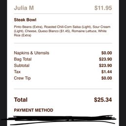 order from last week order from last week