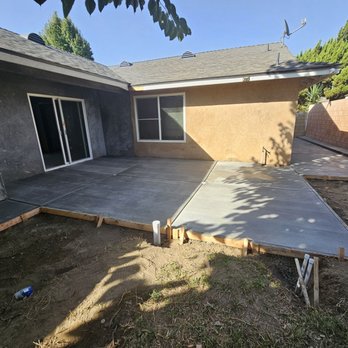 KM Patio Covers - Before - Patio Coverings Near Me