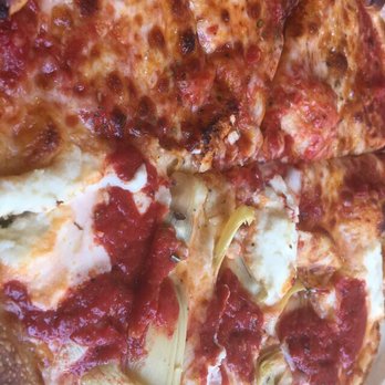 Blaze Pizza - Art lover on the right half n load of cheese on the other with slight sprinkle of sea salt and oregano. - Pizza Near Me - Fresh Meadows, New York Blaze Pizza - Art lover on the right half n load of cheese on the other with slight sprinkle of sea salt and oregano. - Pizza Near Me - Fresh Meadows, New York
