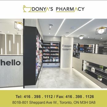 Donya's Pharmacy - Pharmacy Near Me - Toronto, Ontario Donya's Pharmacy - Pharmacy Near Me - Toronto, Ontario