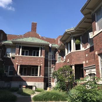 Discount Roofing - Roof repair in midtown on an apartment complex. - Roofing Near Me