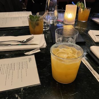 Earls Kitchen + Bar - Mango Coconut Margarita - New American Near Me - Boston, Massachusetts