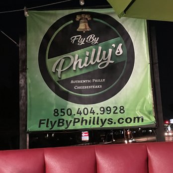 FlyBy Philly’s - Outside sign - Cheesesteaks Near Me - Tallahassee, Florida