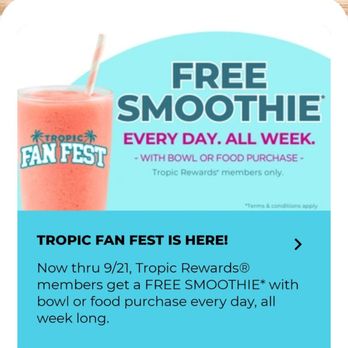 Tropical Smoothie Cafe - Not correct apparently - Juice Bars & Smoothies Near Me - San Antonio, Texas Tropical Smoothie Cafe - Not correct apparently - Juice Bars & Smoothies Near Me - San Antonio, Texas