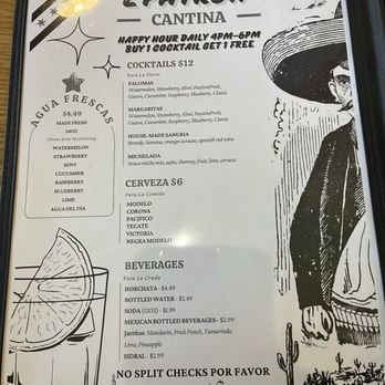 L' Patron - Drink menu - Tacos Near Me - Chicago, Illinois L' Patron - Drink menu - Tacos Near Me - Chicago, Illinois