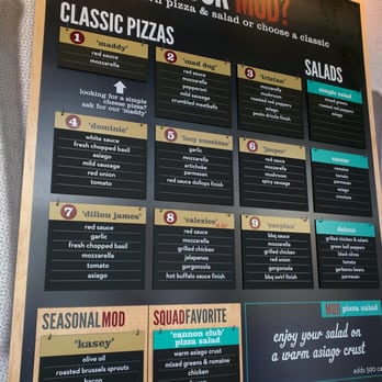 MOD Pizza - If you don't want to choose your own toppings, there's a menu. - Pizza Near Me - Los Angeles, California MOD Pizza - If you don't want to choose your own toppings, there's a menu. - Pizza Near Me - Los Angeles, California